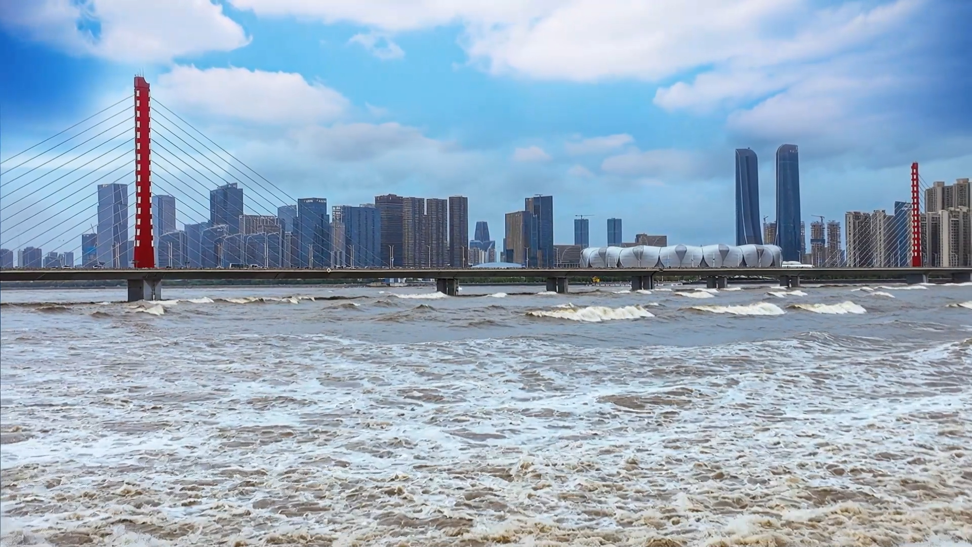 钱江潮背景